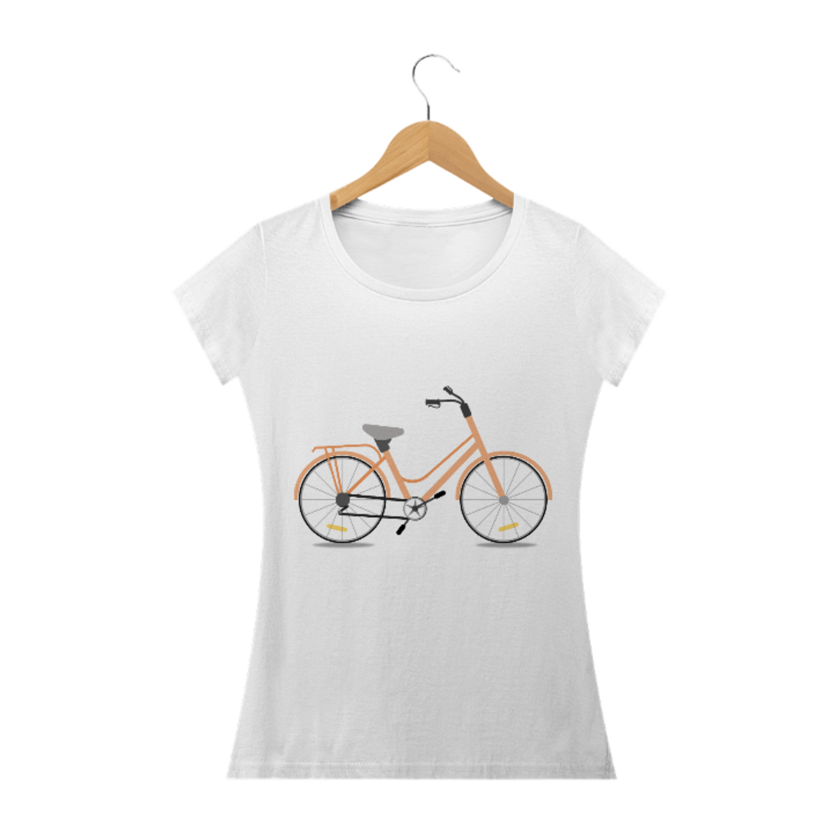Nome do produtoCamiseta Feminina - Cute Bike