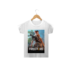 Camiseta Free Fire Clássica - Infantil