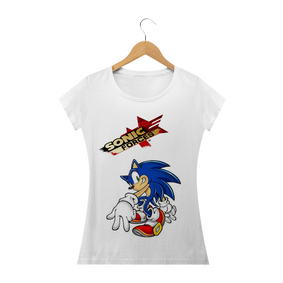 Camisa Feminina Do Sonic