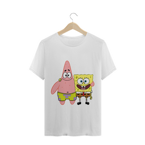 T-Shirt Quality - Bob Esponja e Patrick