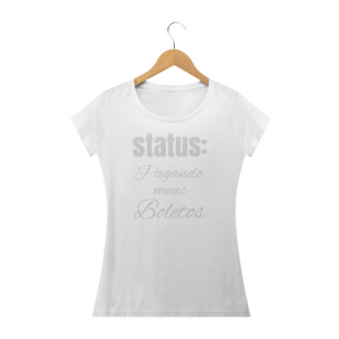 Nome do produtoCamiseta Feminina Status Do Alem - temporada 1.0