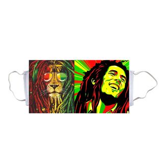Máscara do bob Marley 