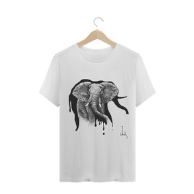Elefante - camiseta branca