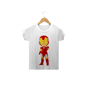 Camiseta Infantil Homem de Ferro