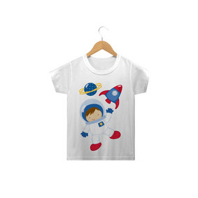 Camiseta infantil Pequeno Astronauta