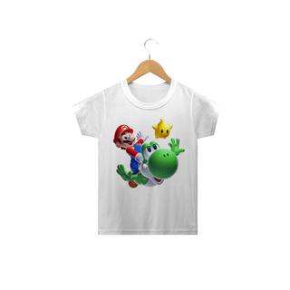 Camiseta infantil Super Mario Bros