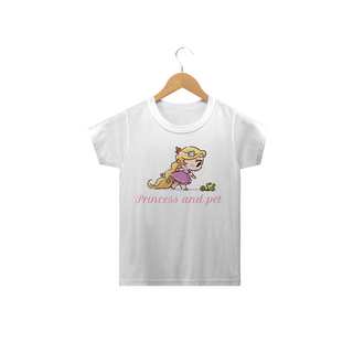 Camiseta Infantil Princesa & Pet