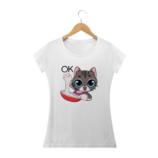 Nome do produtoCamiseta feminina Cat ok