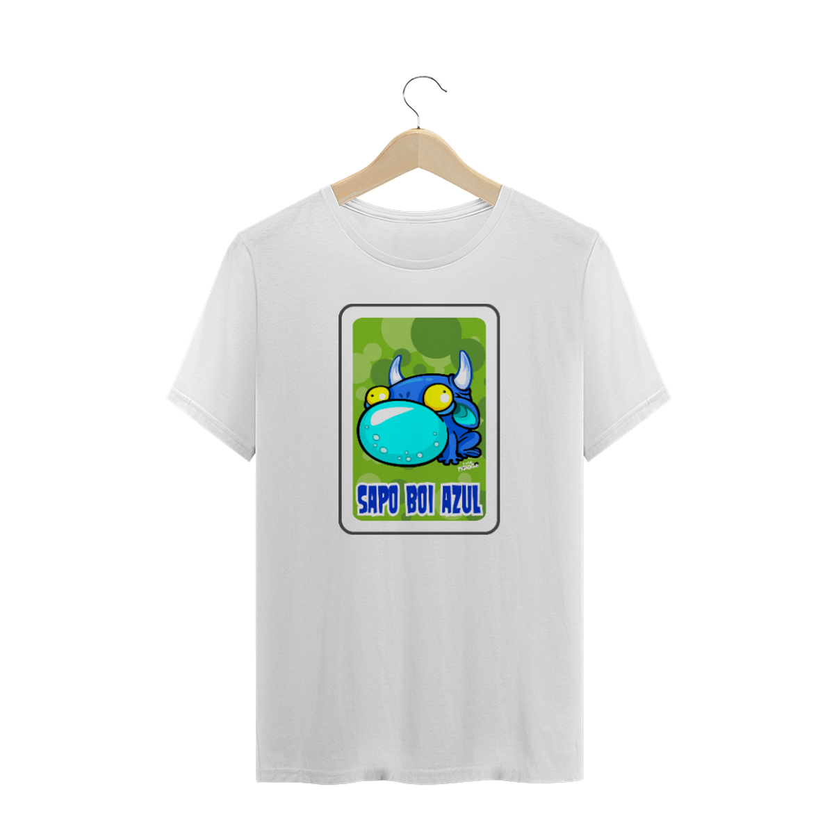 Nome do produto: Camiseta sapo Boi Azul