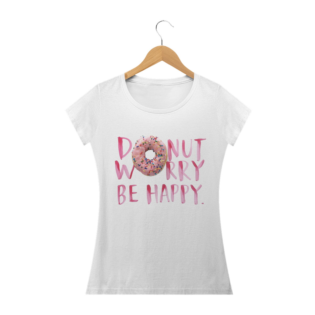 Nome do produtoCamiseta Fem. Donut Happy