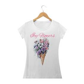 Camiseta Sorvete de Flores e Doces