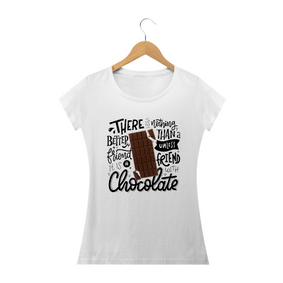 Camiseta Fem. Friend Chocolate