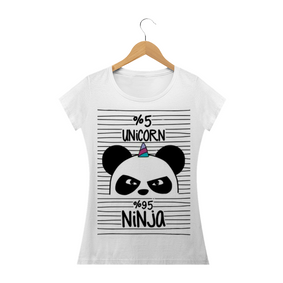 camisa temática unicórnio ninja