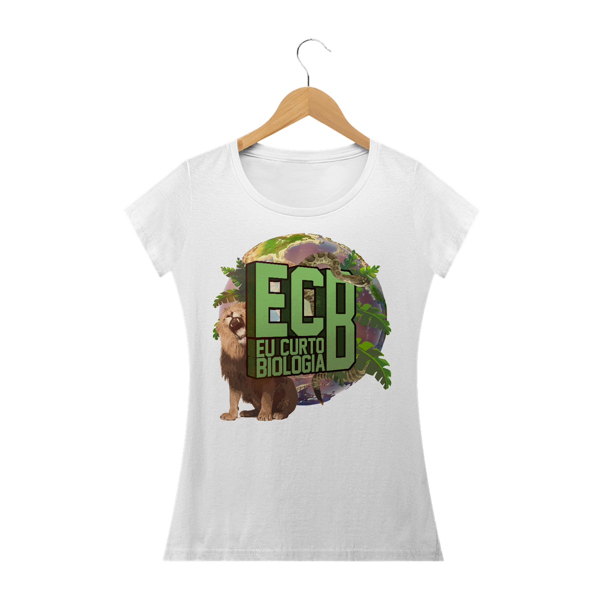 Nome do produto: Camiseta Eu Curto Biologia Baby