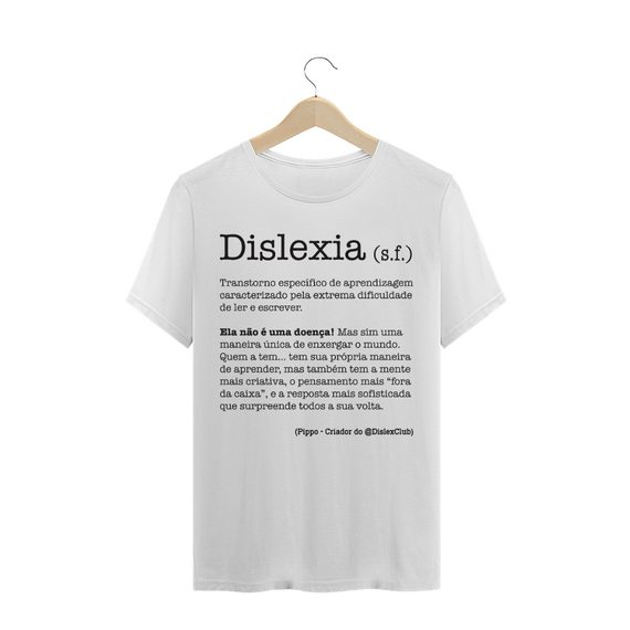 Camiseta Dislexia Poética | Masculina