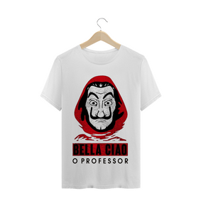 Camiseta O Professor Bella Ciao (Branca)