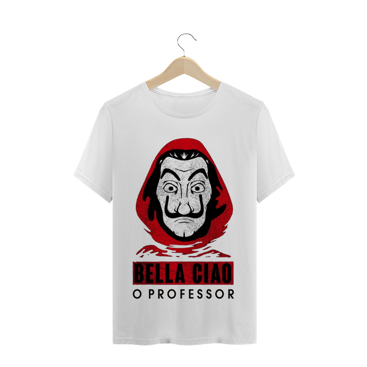 Nome do produtoCamiseta O Professor Bella Ciao (Branca)