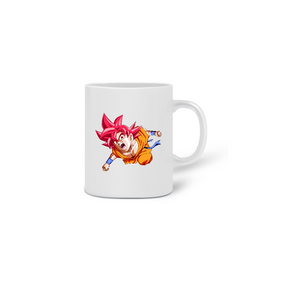 Caneca Goku Deus Super Saiyajin