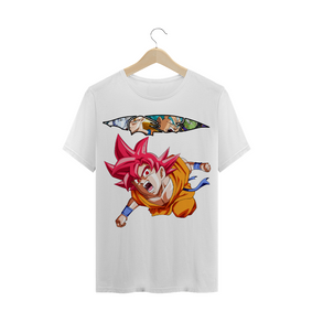 Camiseta Goku Deus Super Saiyajin Dragon Ball Super