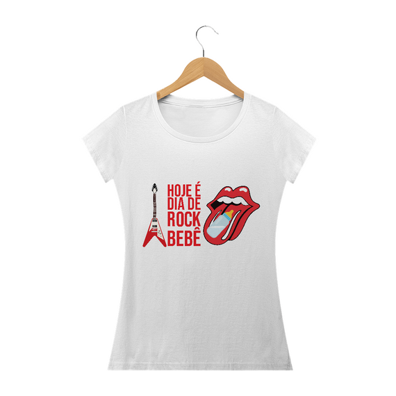 Camiseta Feminina Rock Bebe