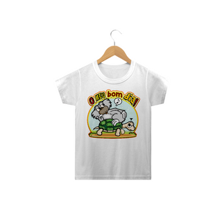 Camiseta infantil - Molengão e Tartarugo: O meu bom dia!