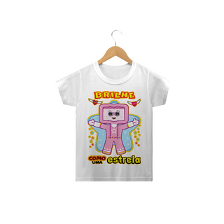 Camiseta infantil - Pluga Love: Brilhe como uma estrela!