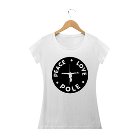 Camiseta Peace.Love.Pole Baby Long Quality