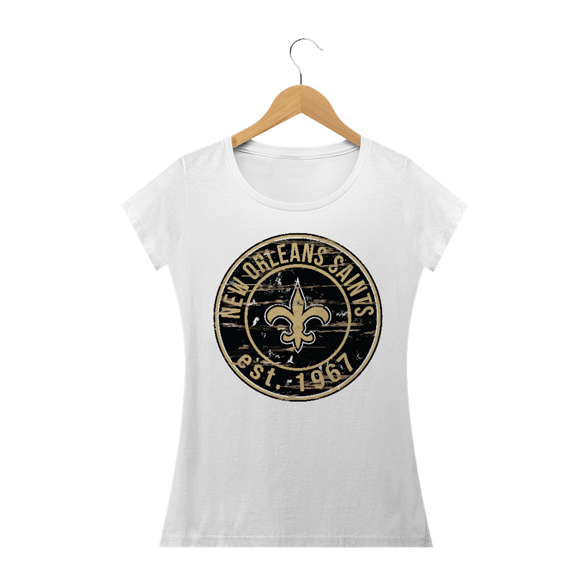Nome do produto: Camiseta Feminina Saints 2