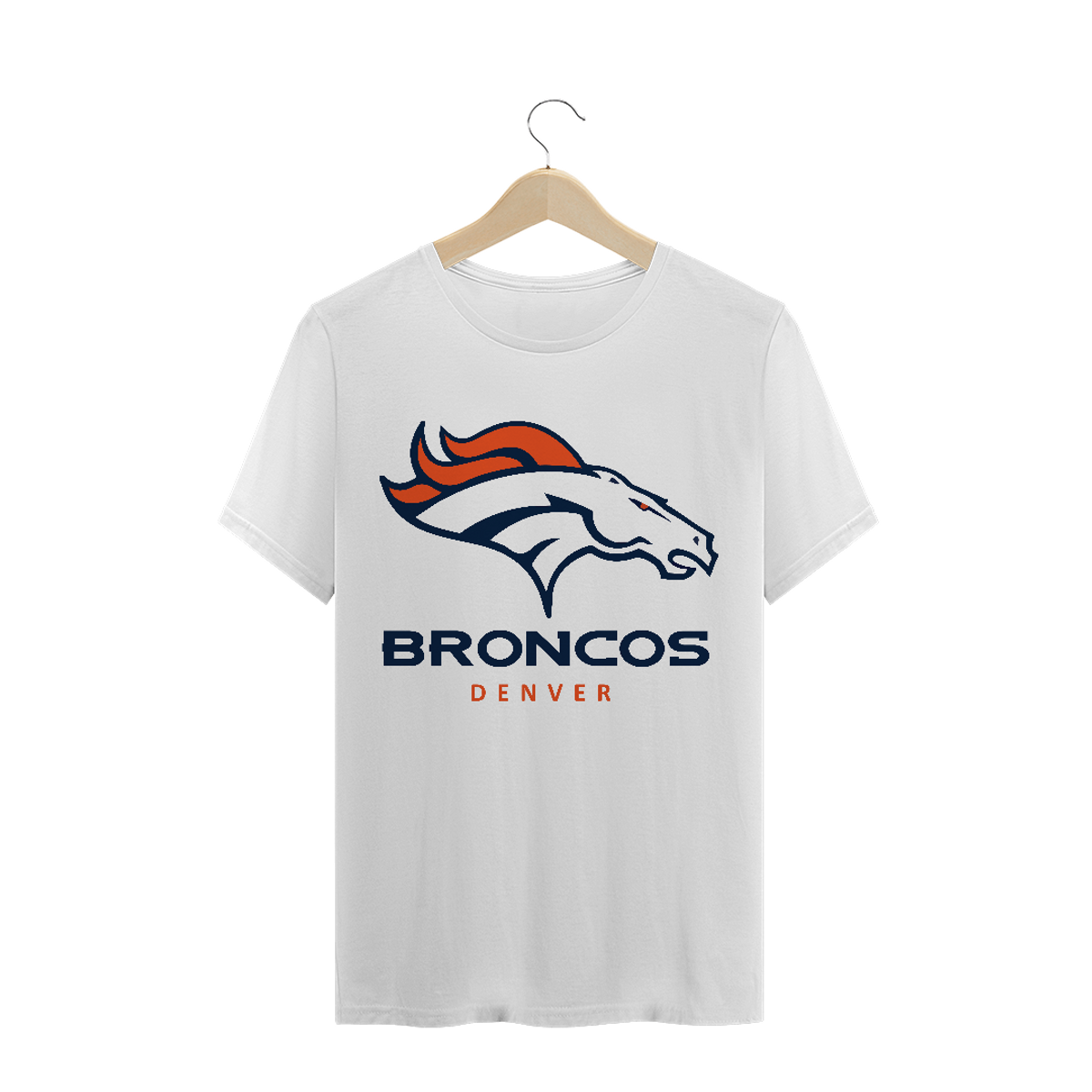 Nome do produto: Camiseta Básica Denver Broncos 