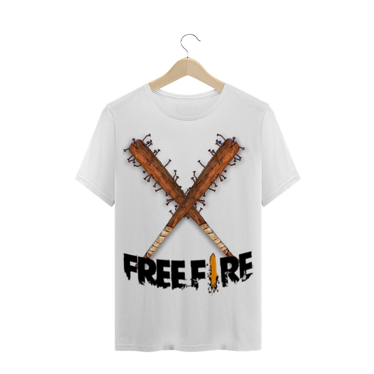 Nome do produtoCamiseta Bastão - Free Fire