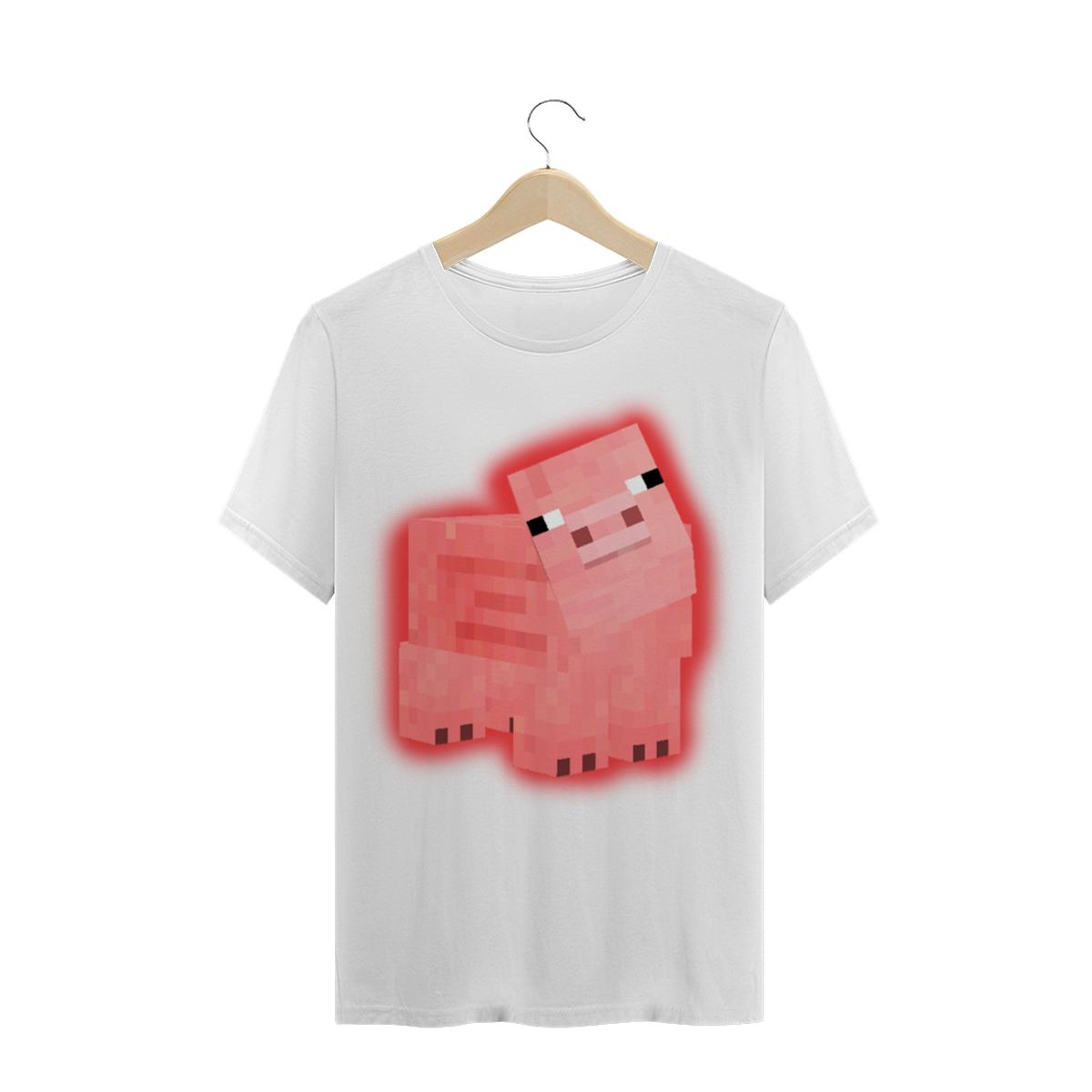 Nome do produto: Camiseta Pig - Minecraft