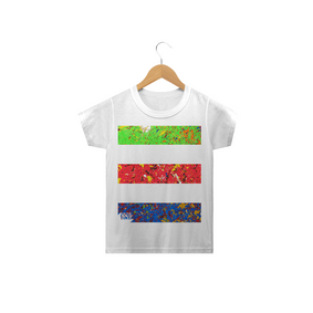 Listras Joga Tinta | Camiseta Infantil