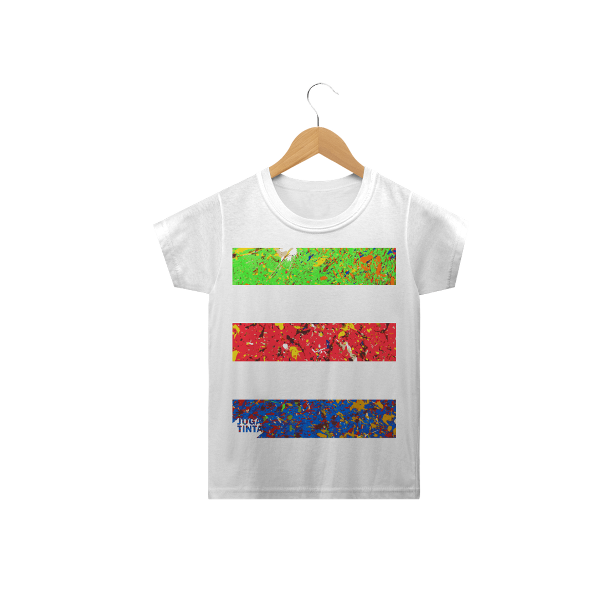 Nome do produtoListras Joga Tinta | Camiseta Infantil