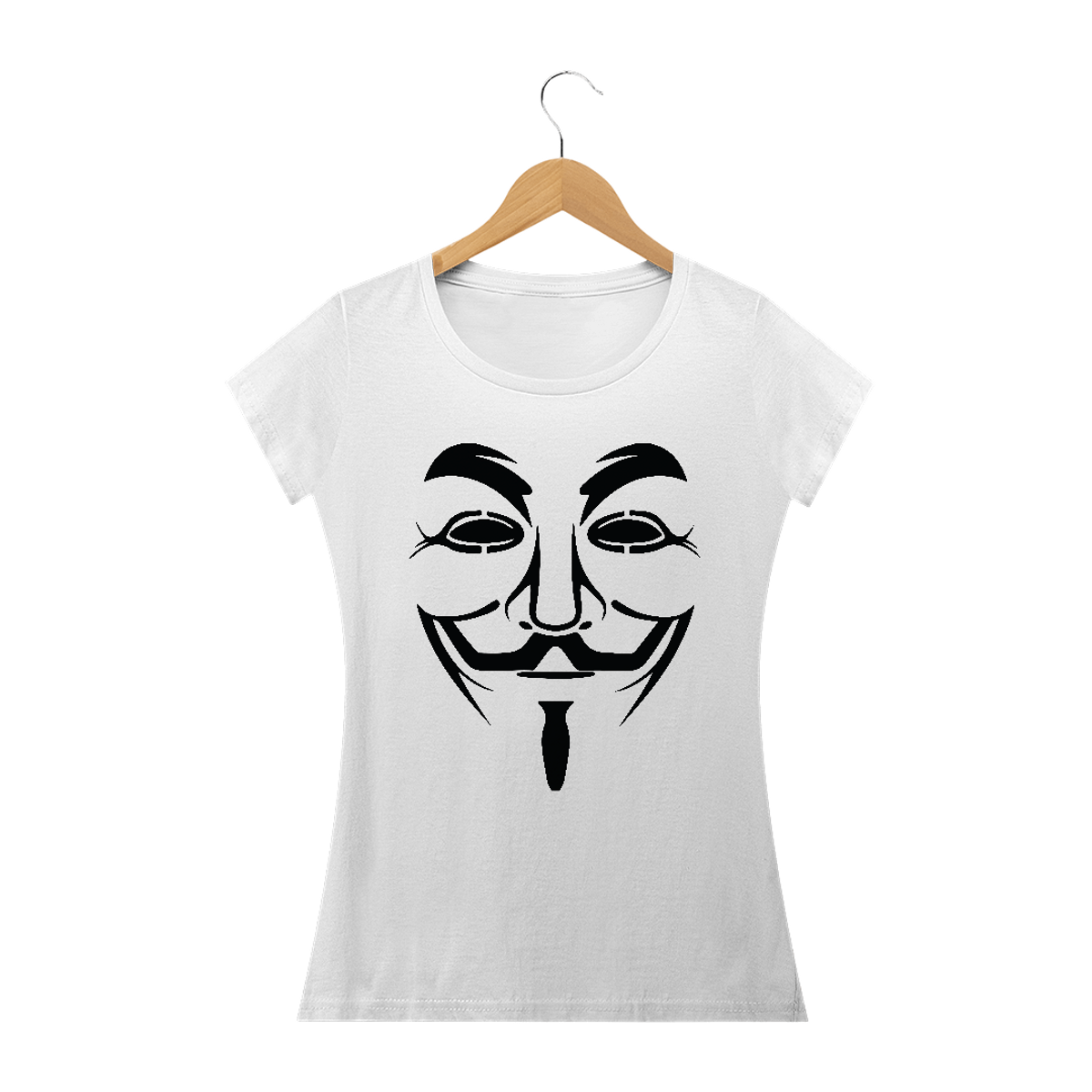 Nome do produto: Camiseta Feminina V de Vingança
