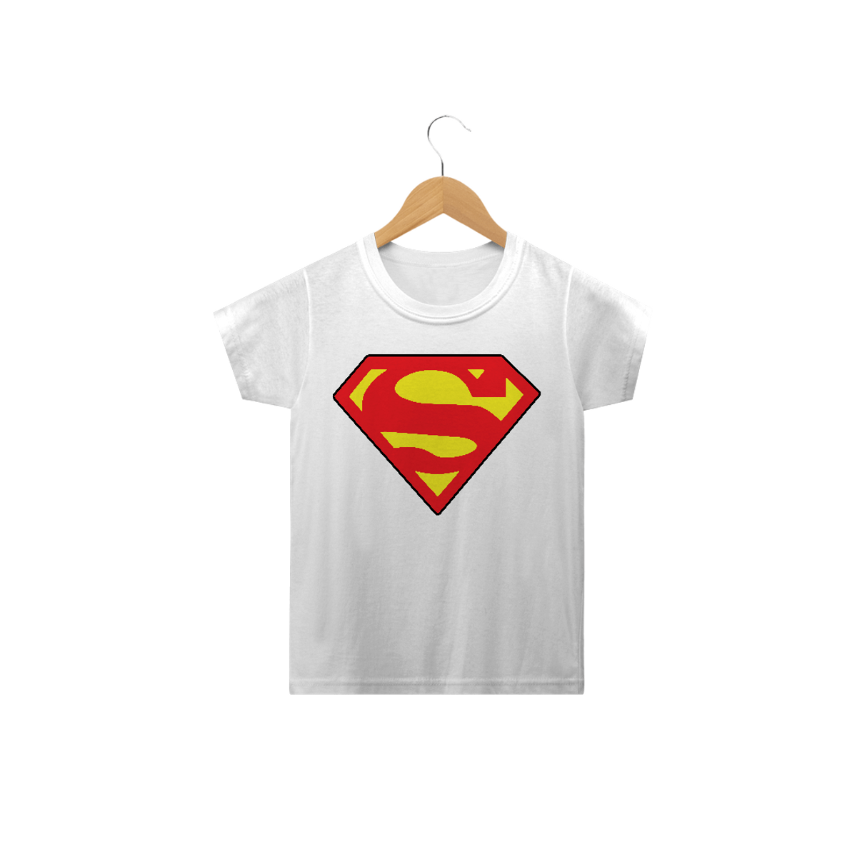 Nome do produto: Camiseta Infantil Super ( Man/Girl)