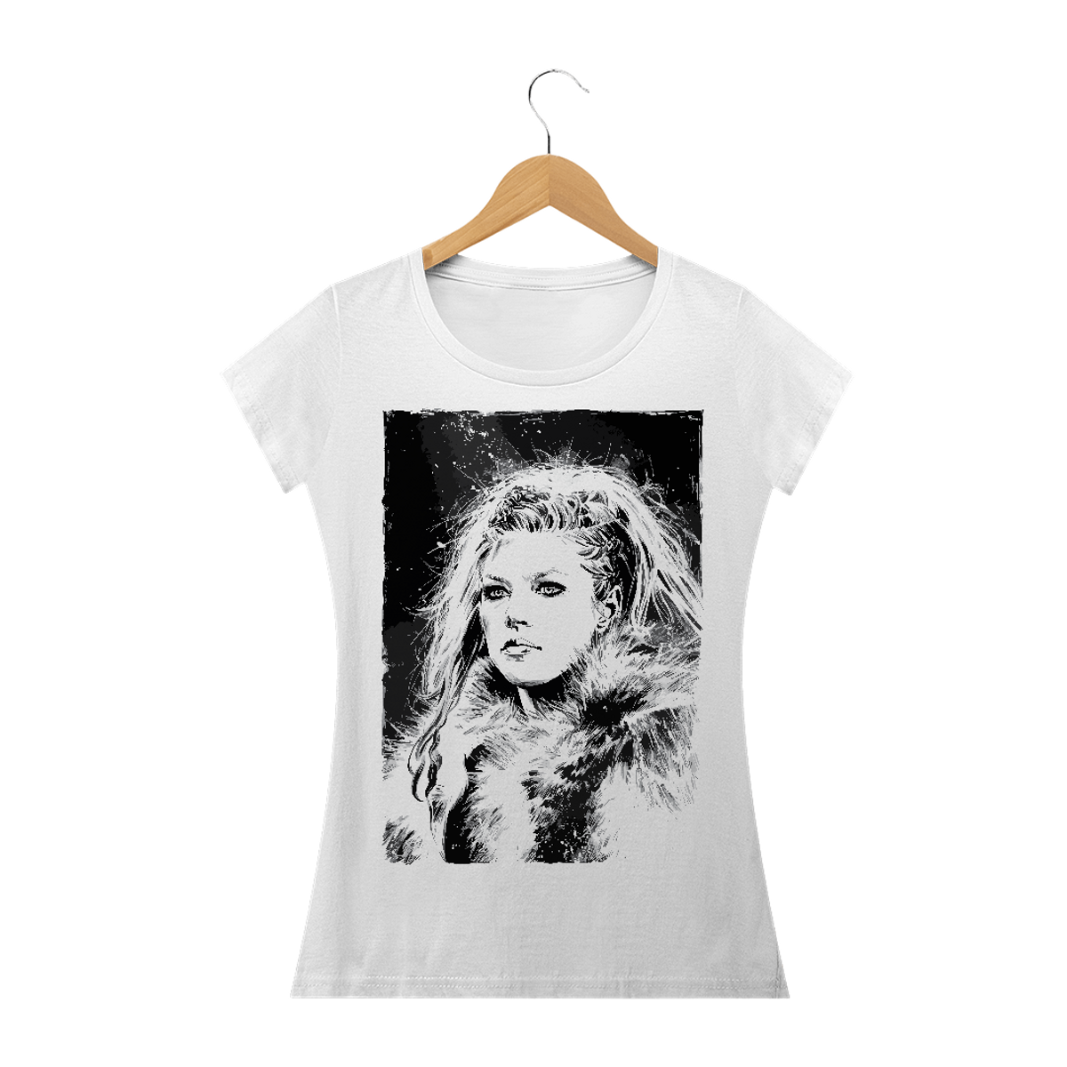 Nome do produto: Camiseta Feminina Lagertha