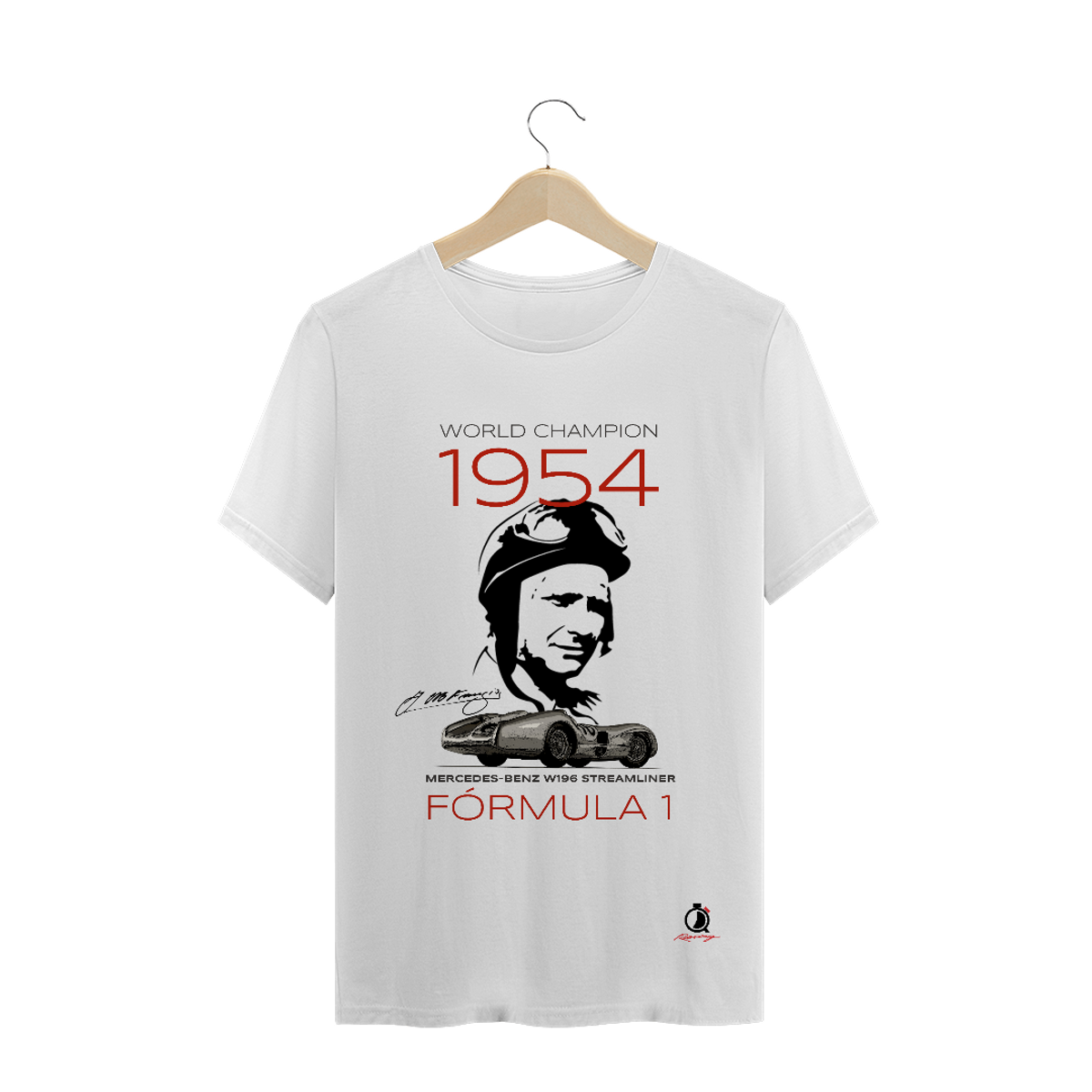 Nome do produto: T-Shirt Prime Quick Racing | Fangio 1954 Mercedes Benz