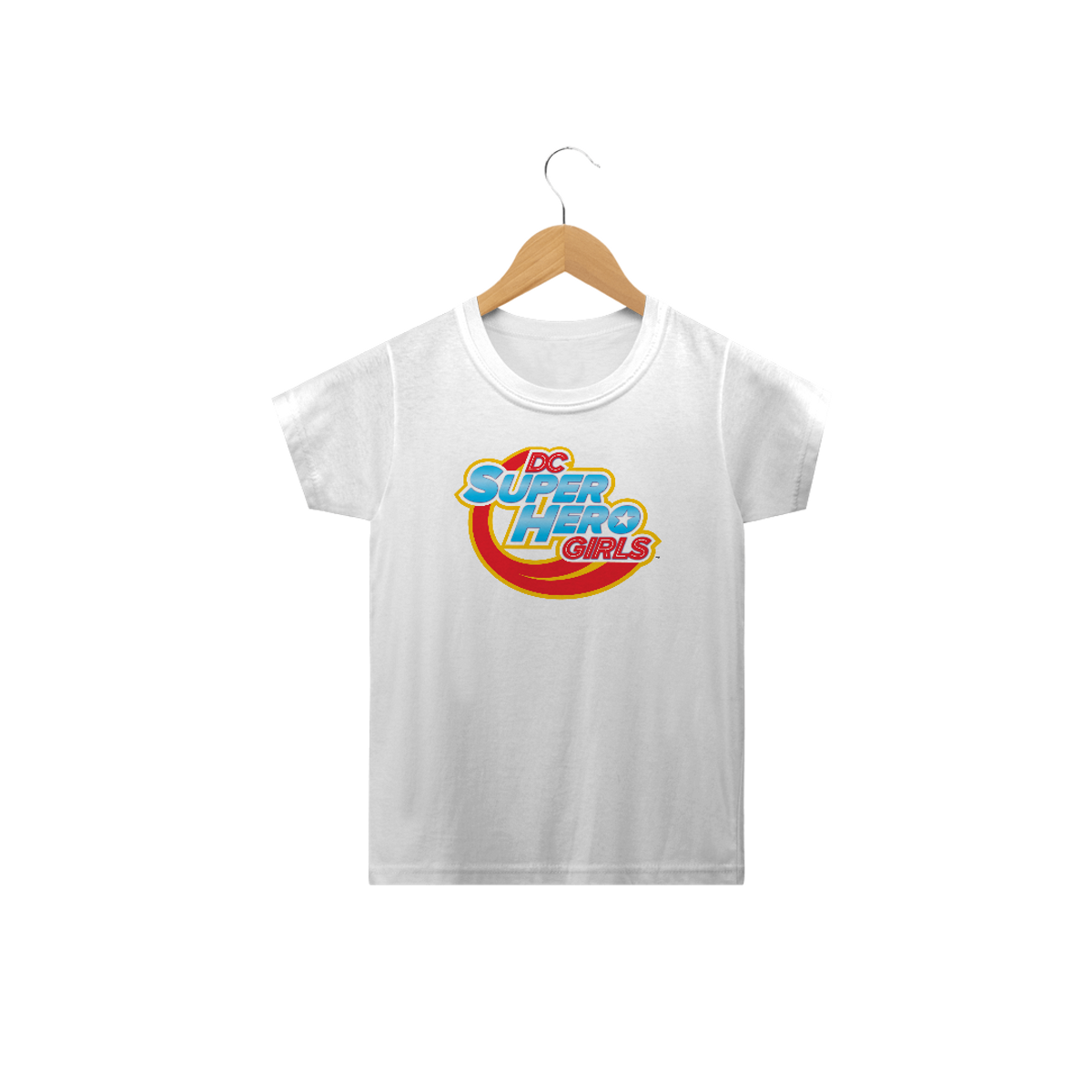 Nome do produto: Camiseta Infantil Super Hero Girls