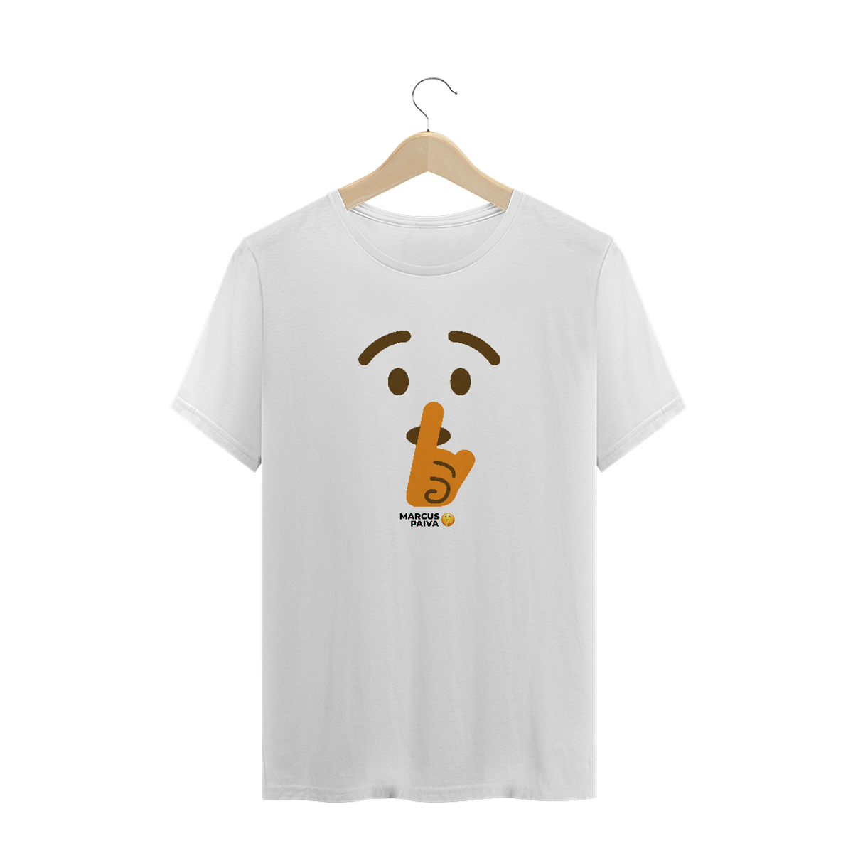 Nome do produto: Camiseta Shhh Vazado masc.