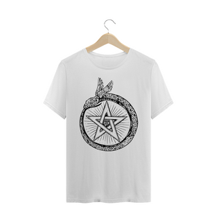 Nome do produtoCamiseta Pentagrama Ouroboros 