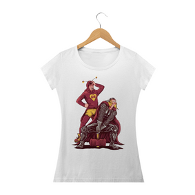Camiseta Feminina Chapolin e Thor