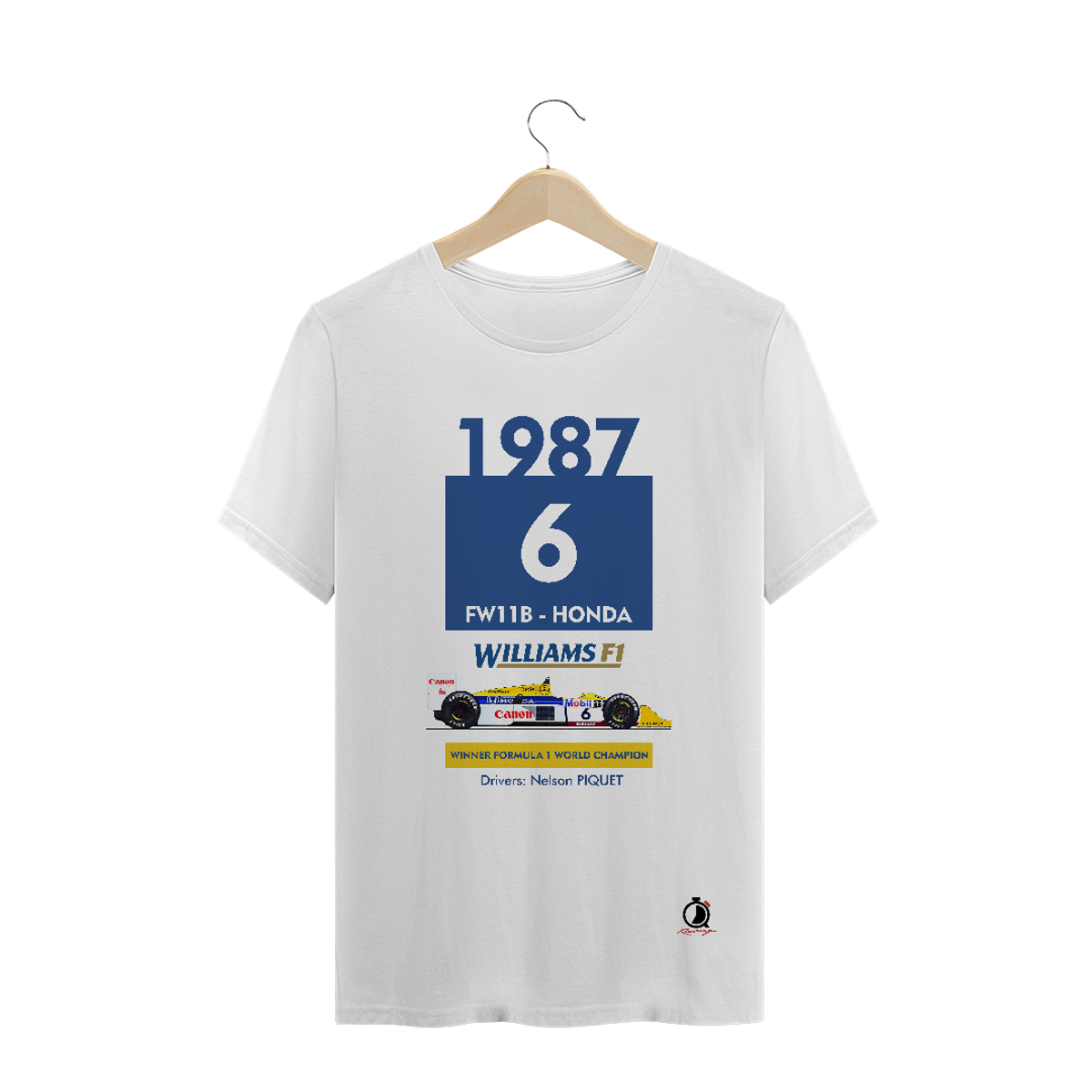 Nome do produto: T-Shirt Prime Quick Racing | Williams FW11B - 1987