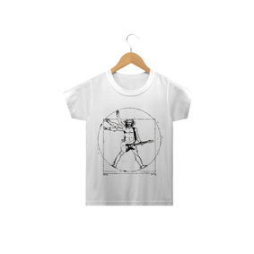 Camiseta Infantil Homem Vitruviano