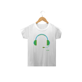 Camiseta Basic Infantil Head-Phone