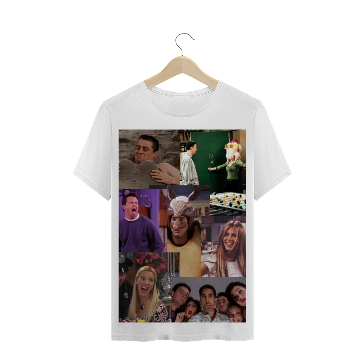 Nome do produtoFRIENDS - Camiseta CL colagem - T-Shirt Quality