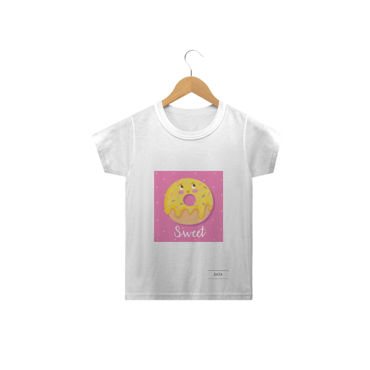 Nome do produtoCamiseta Infantil ZAYA | Donuts