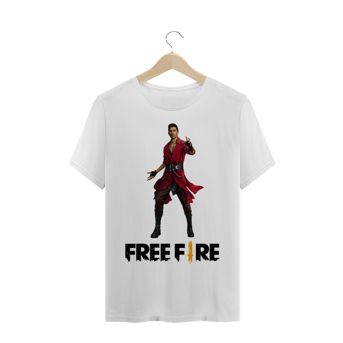 Nome do produtoFREE FIRE - Camiseta Quality - PERSONAGEM 11