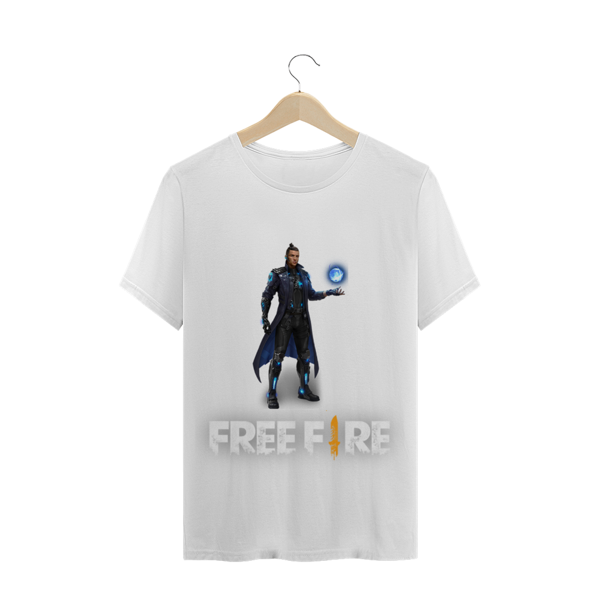 Nome do produtoFREE FIRE - Camiseta Quality - PERSONAGEM 17 - CR7 W