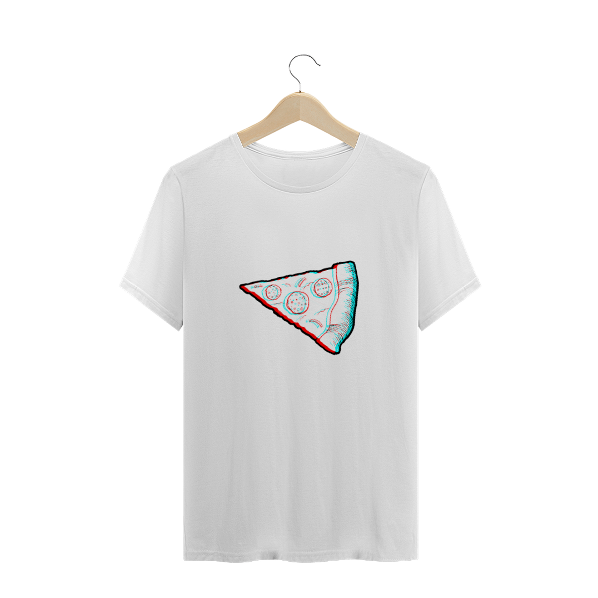 Nome do produtoPizza 3D 2 - T-shirt Comum