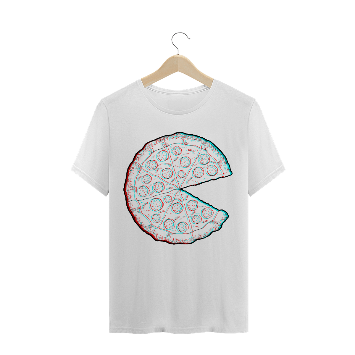 Nome do produtoPizza 3D 1 - T-shirt Comum